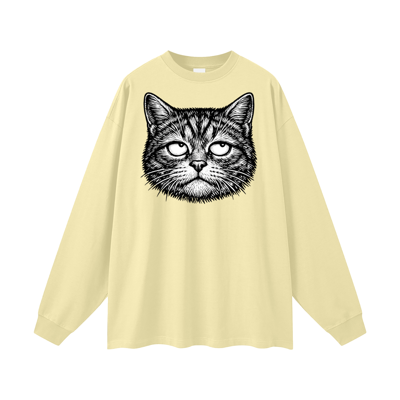 Unbothered Oversized Long Sleeve Tee