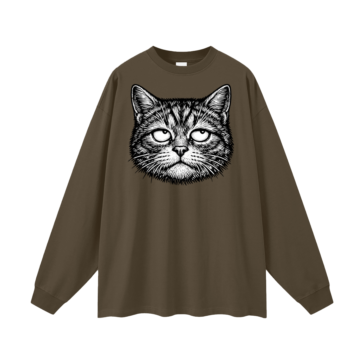 Unbothered Oversized Long Sleeve Tee