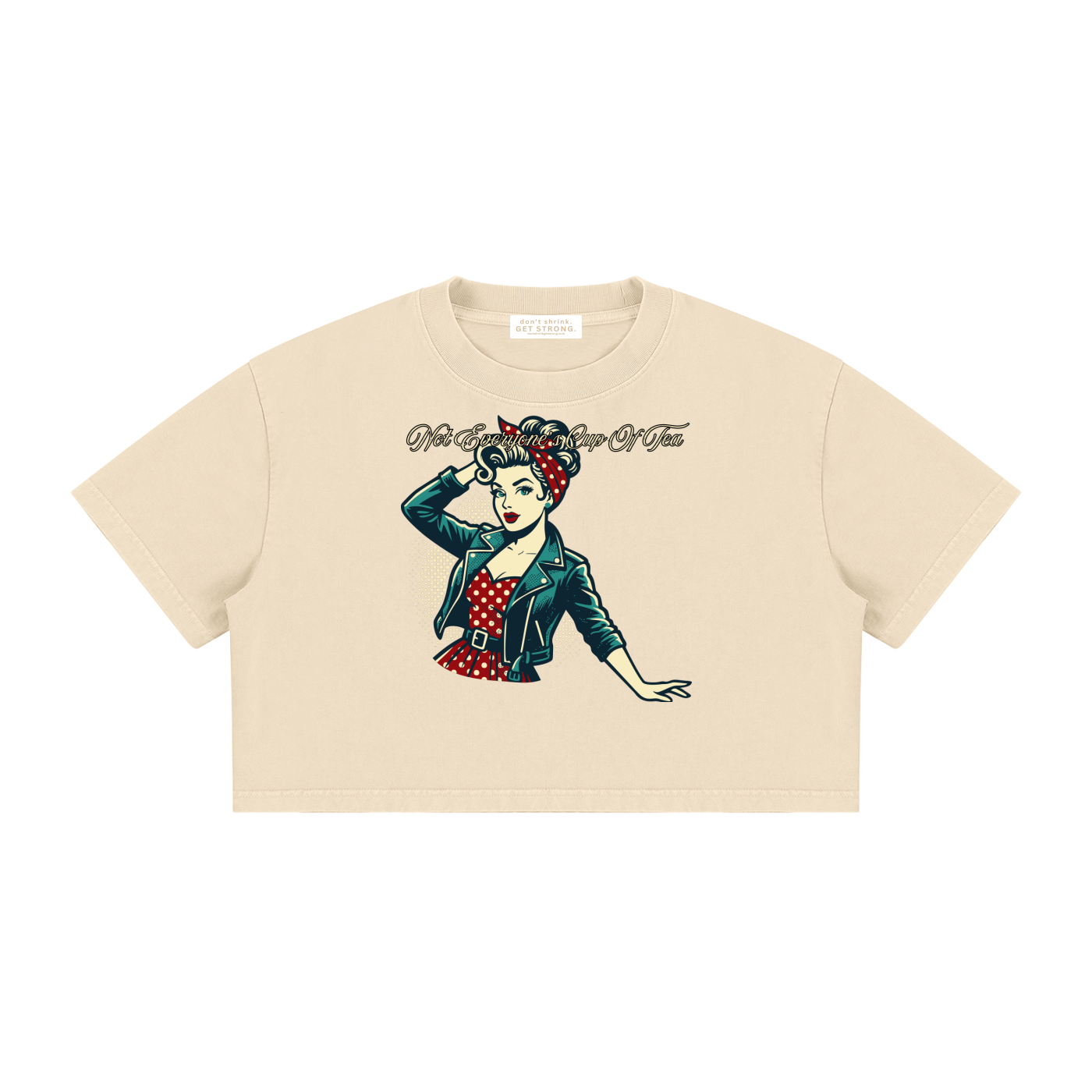 Not Everyone's Cup Of Tea Cropped Boxy Tee