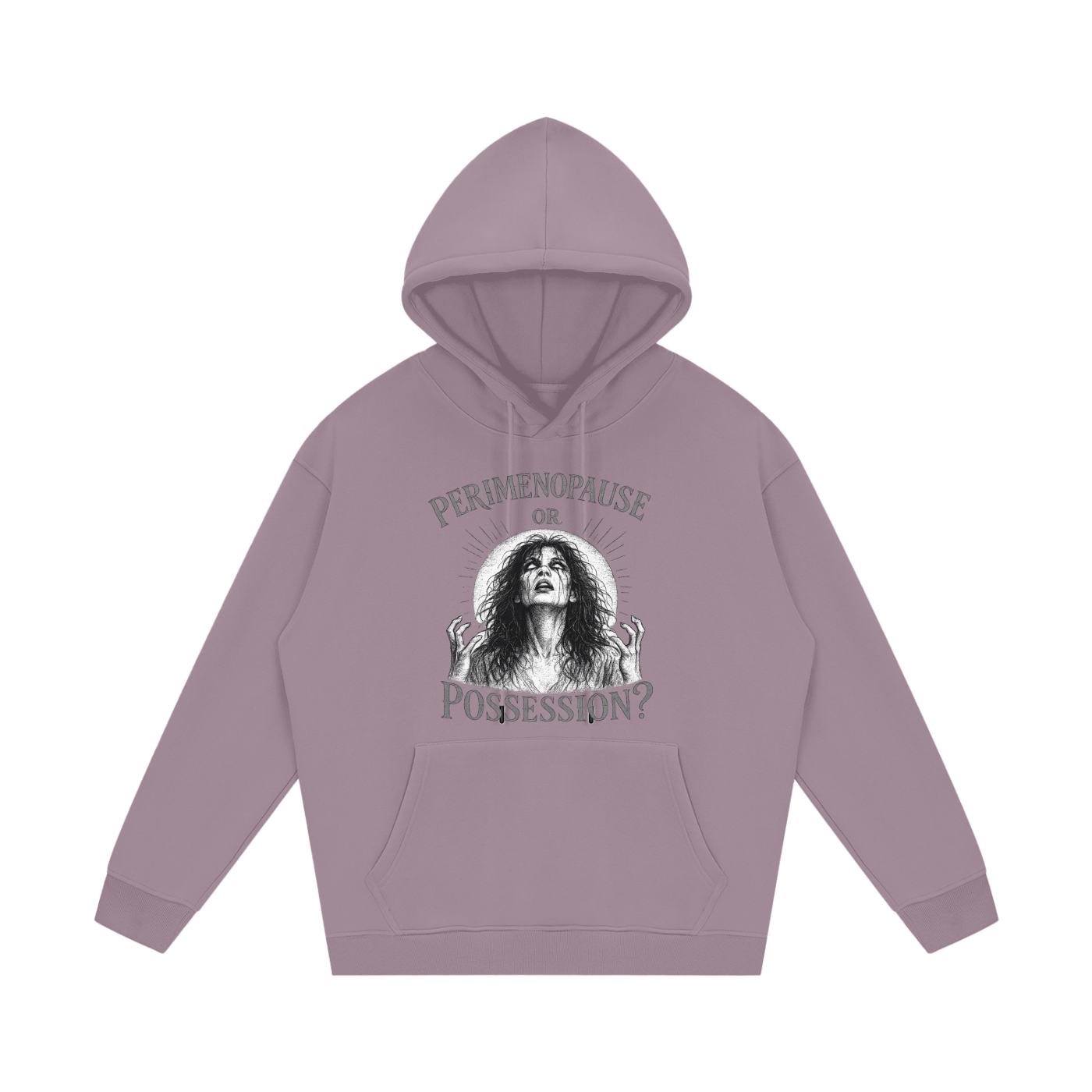 Perimenopause or Possession Fleece Hoodie