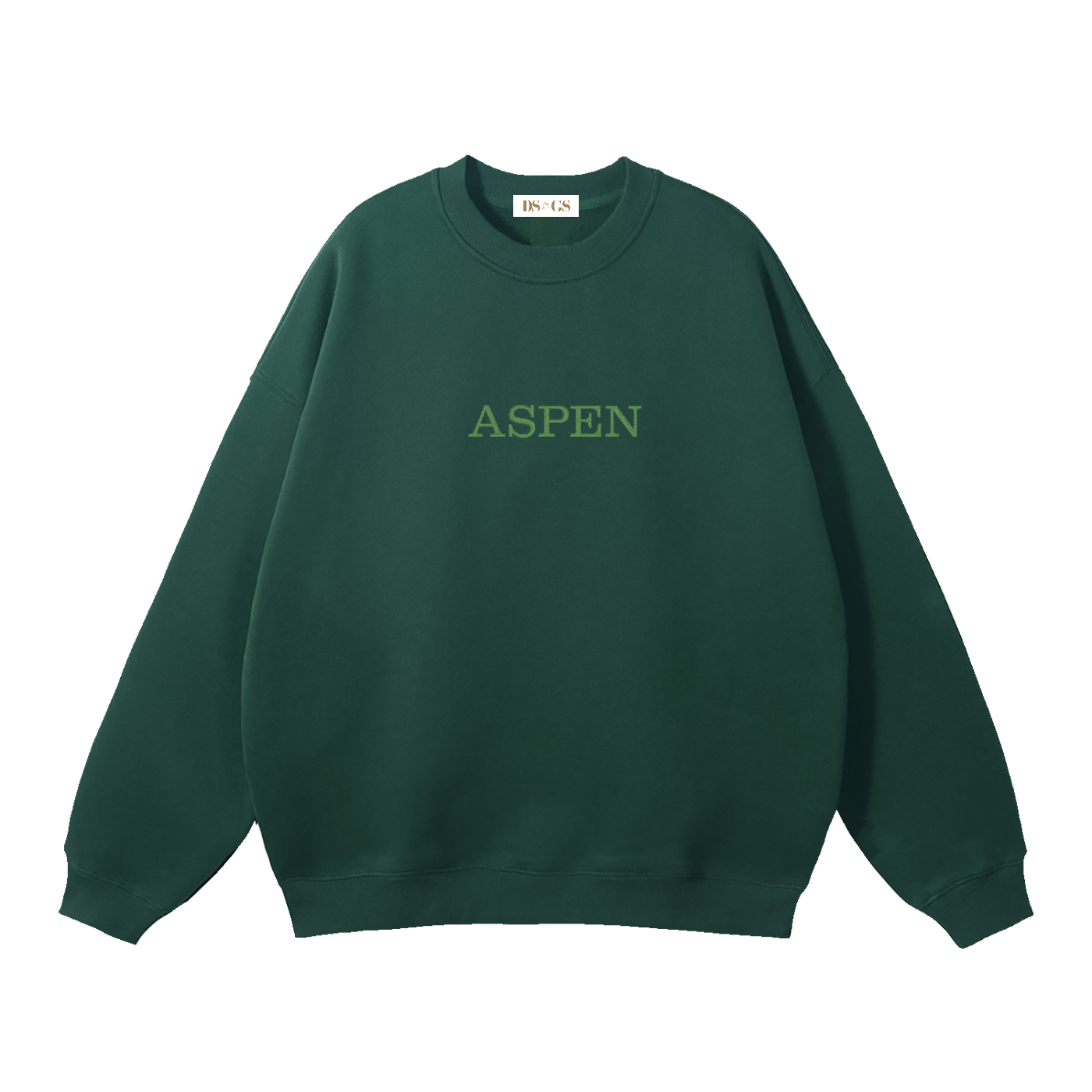 Aspen Embroidered Fleeced Crewneck