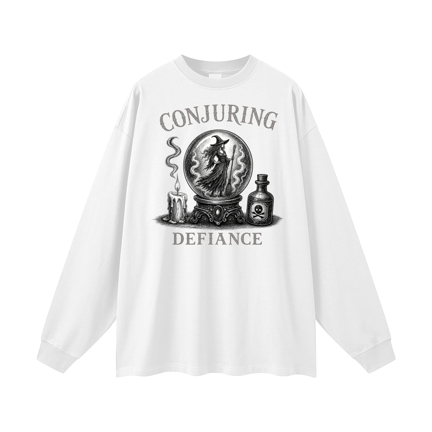 Conjuring Defiance Oversized Long Sleeve Tee