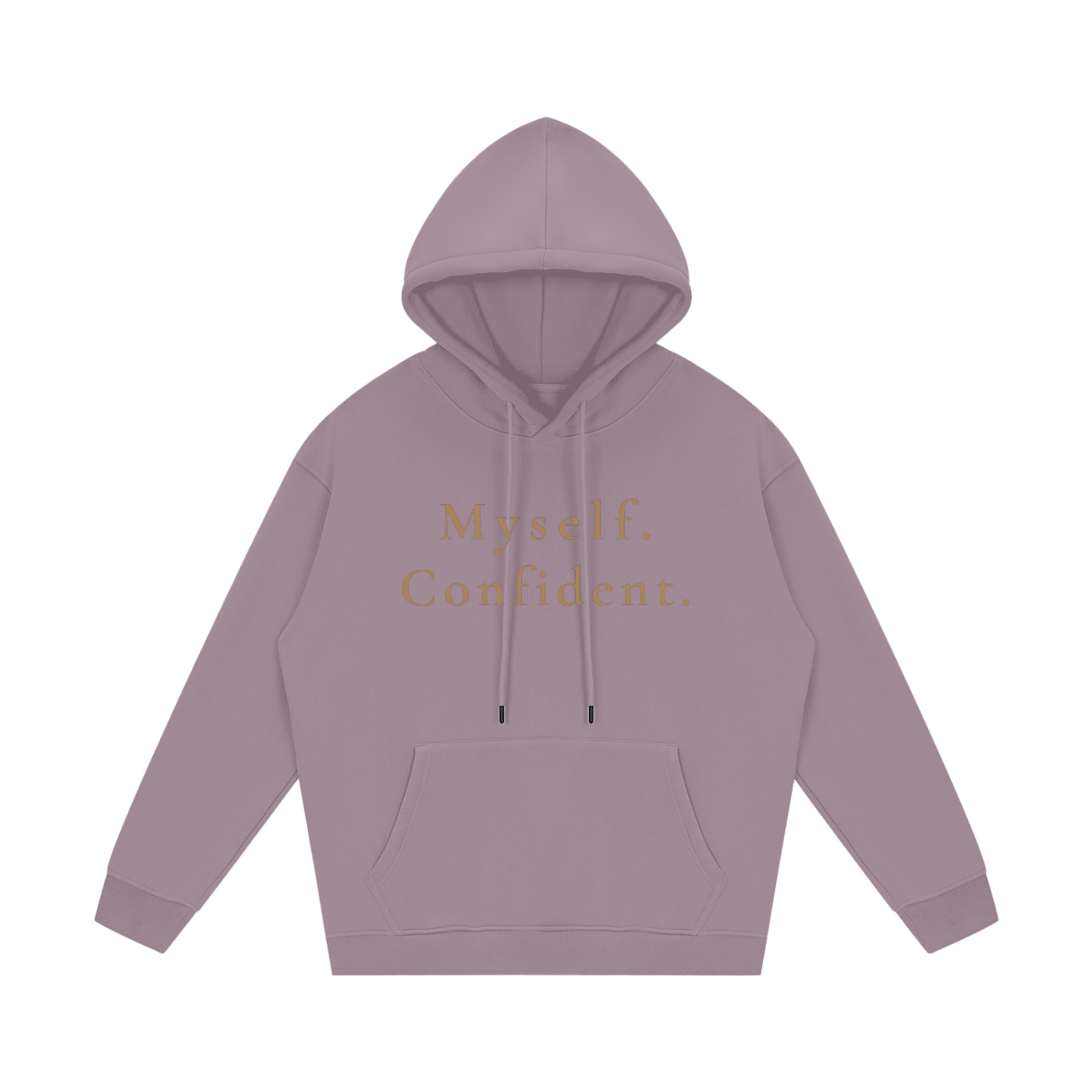 Myself. Confident. Fleece Hoodie