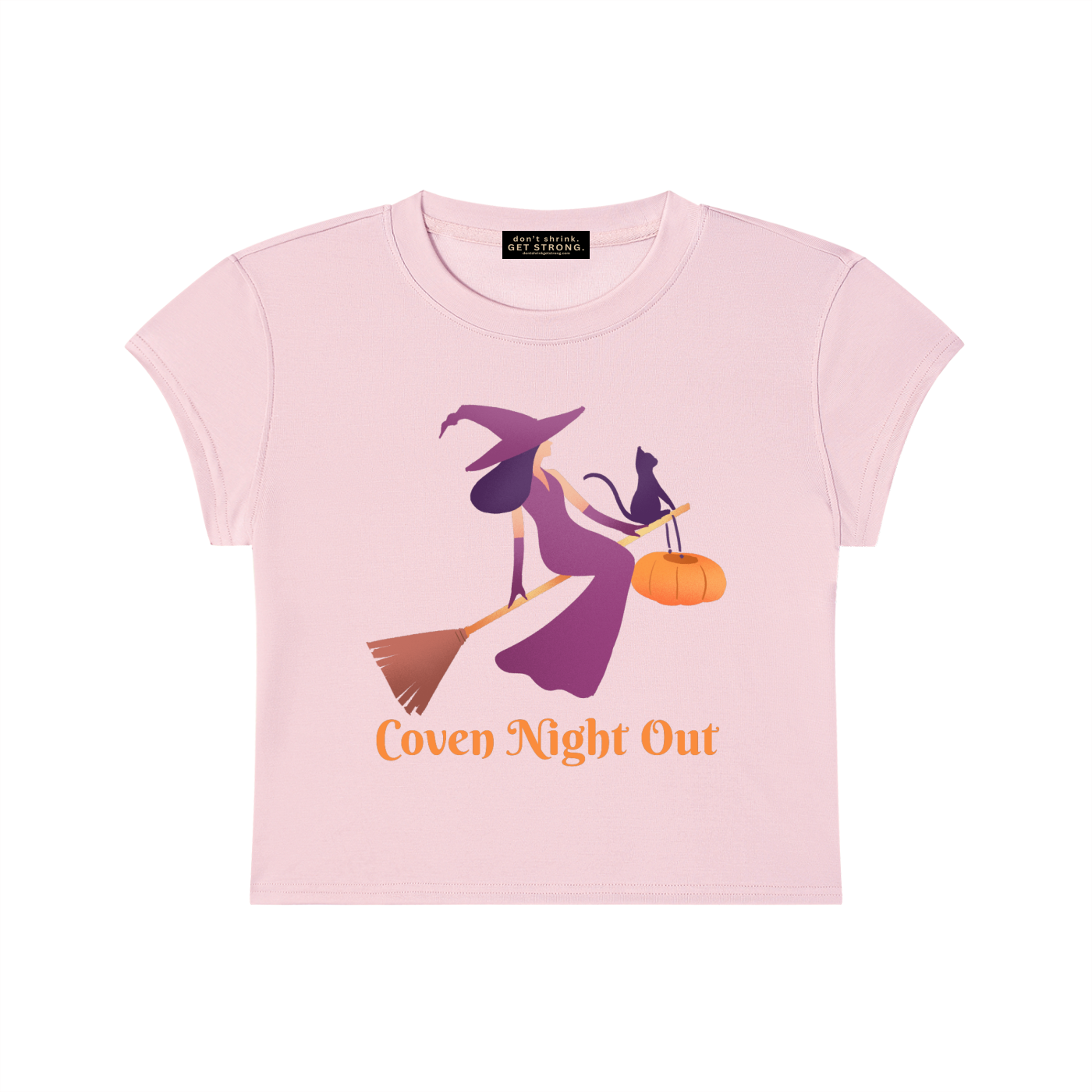 Coven Night Out Capped Sleeve Crop Tee