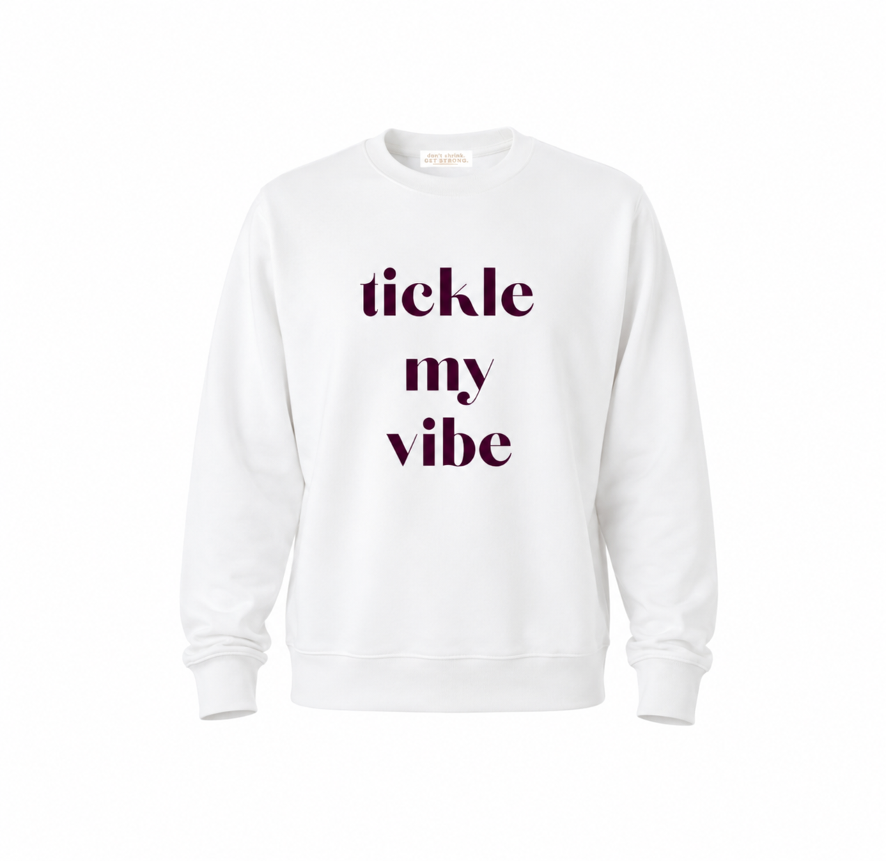 Tickle My Vibe Oversized Crewneck Sweatshirt