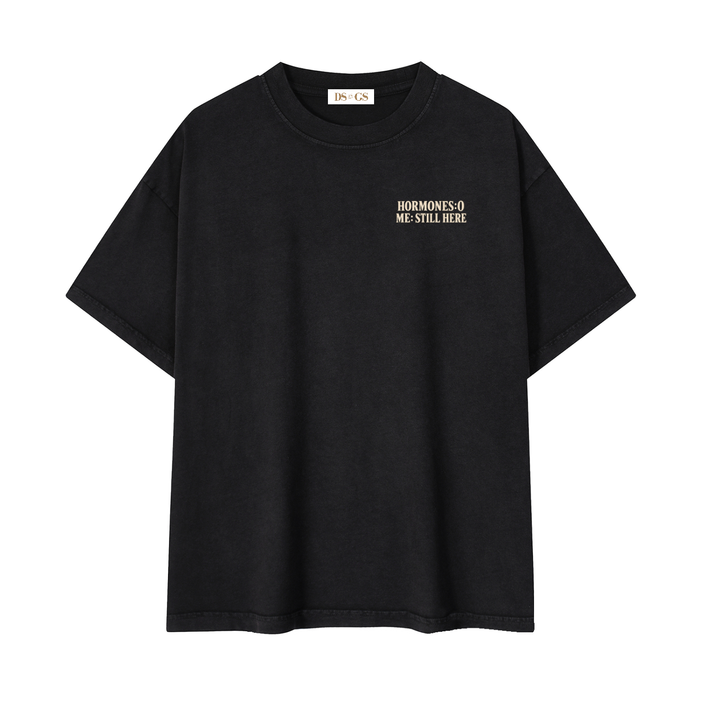 Hormones Have Left the Chat Vintage Cotton Tee