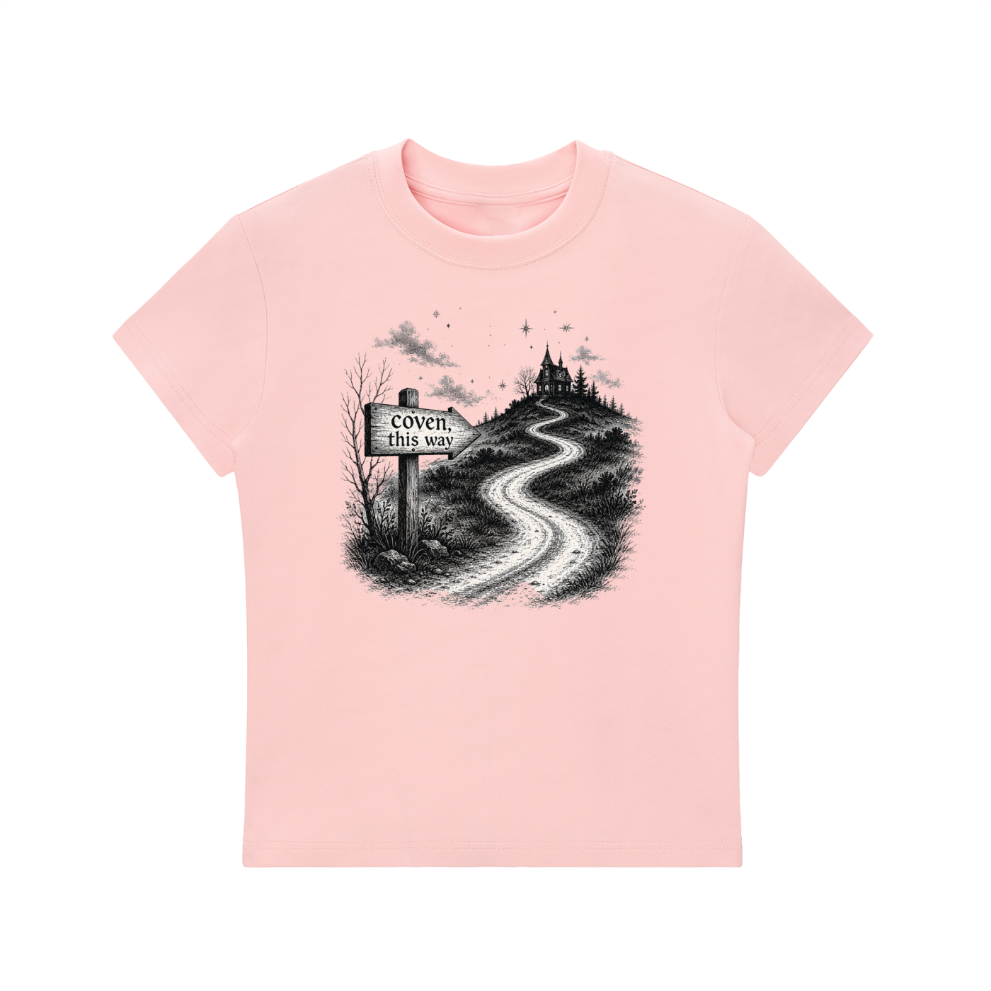Coven This Way Contour Fit Tee
