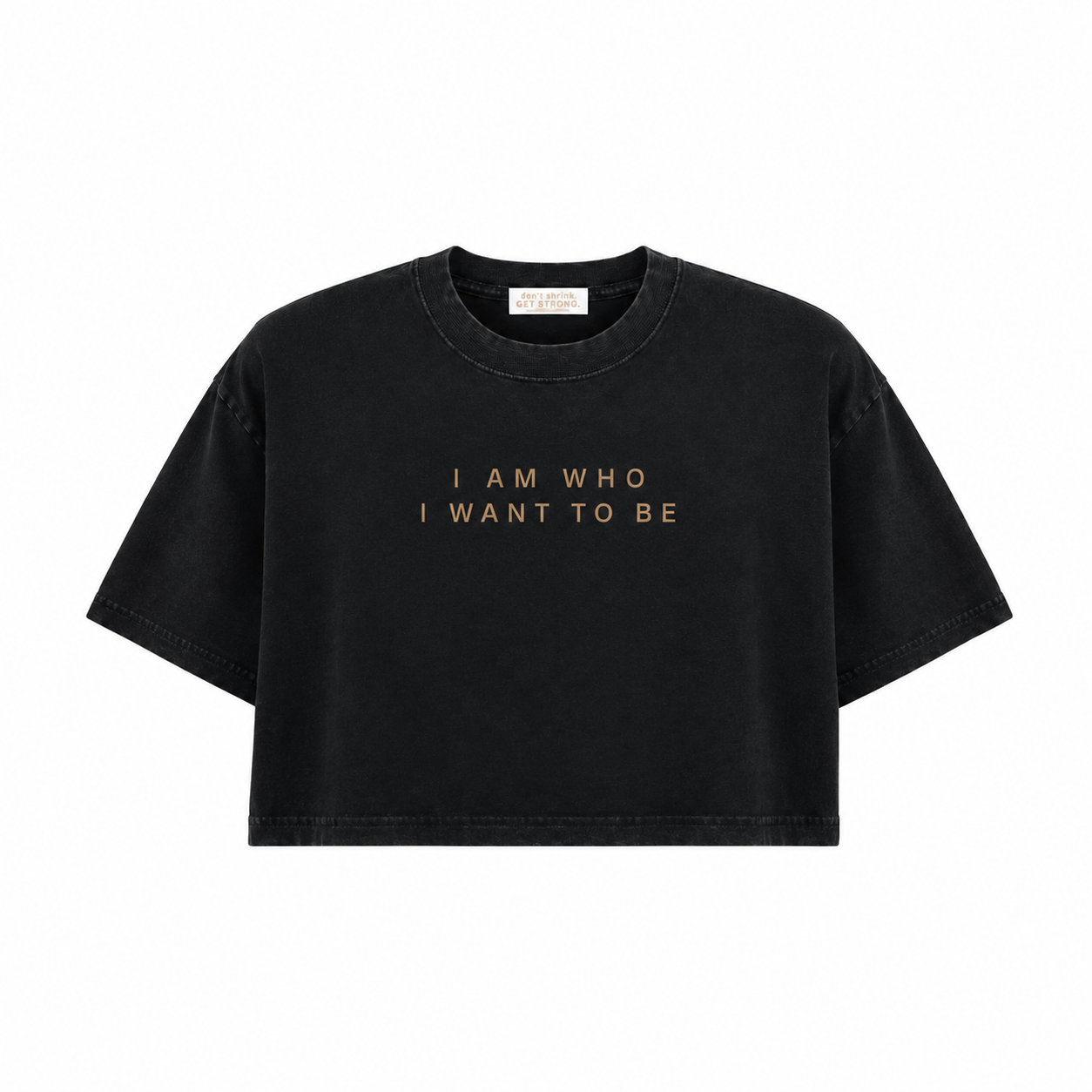Who I Want To Be Cropped Boxy Tee
