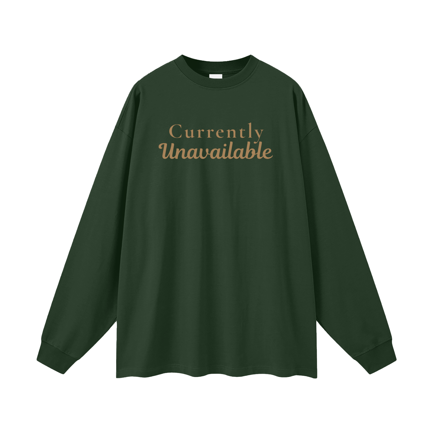 Currently Unavailable Oversized Long Sleeve Tee