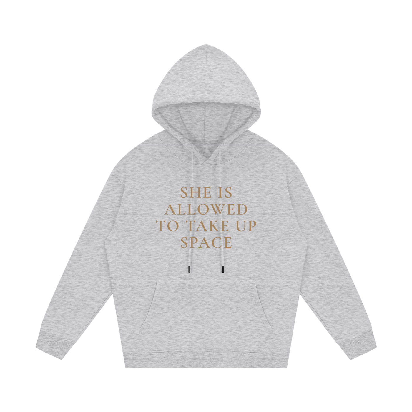 She Is Allowed To Take Up Space Fleece Hoodie