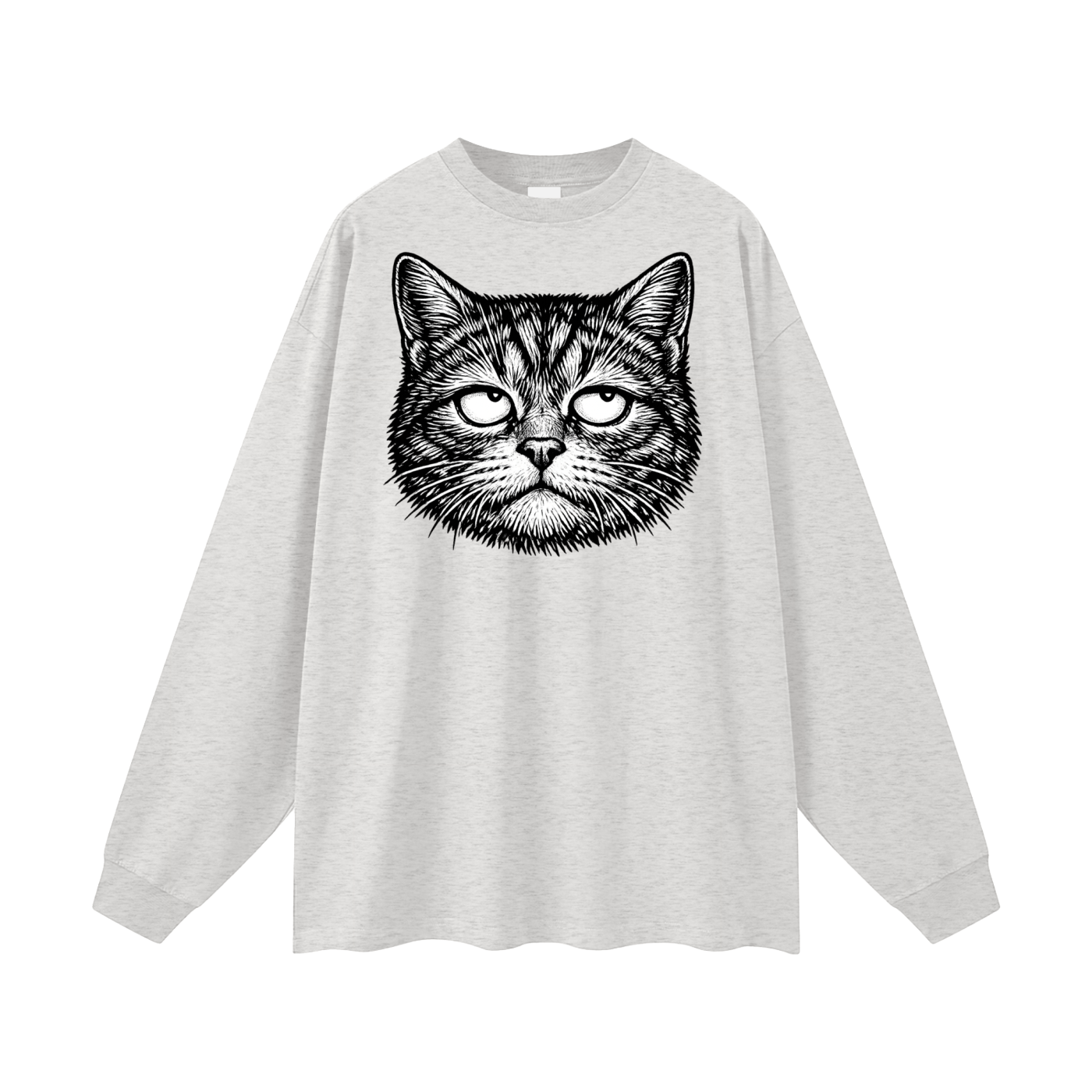 Unbothered Oversized Long Sleeve Tee