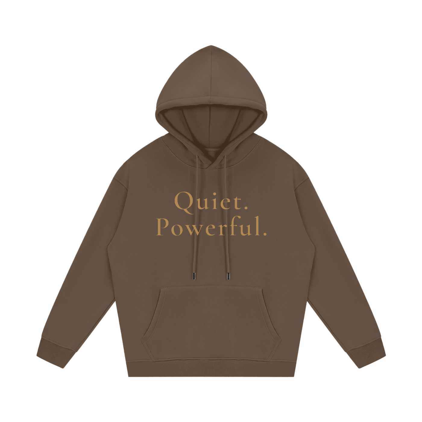 Quiet.  Powerful. Fleece Hoodie