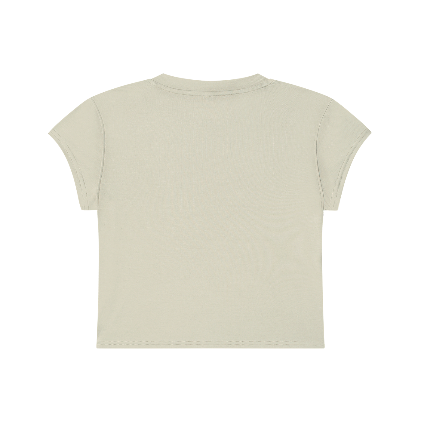 Quiet. Powerful. Capped Sleeve Crop Tee