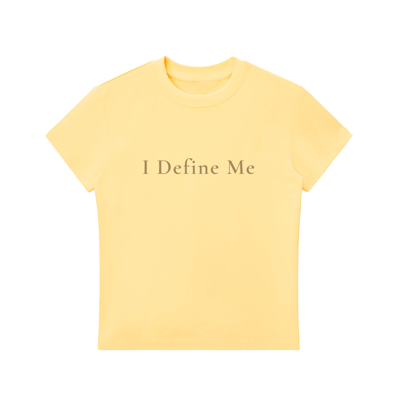 I Define Me Contour Fit Tee