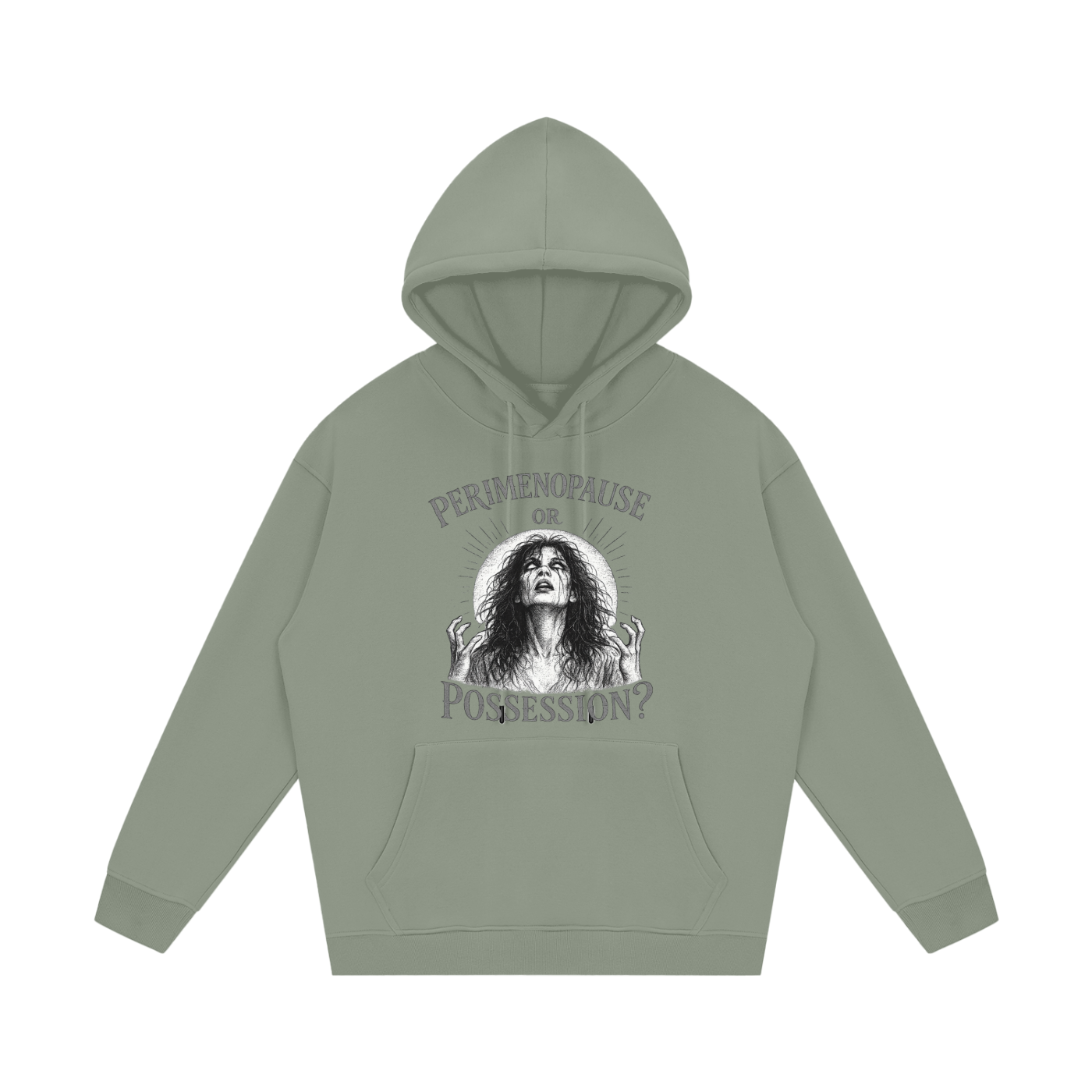 Perimenopause or Possession Fleece Hoodie