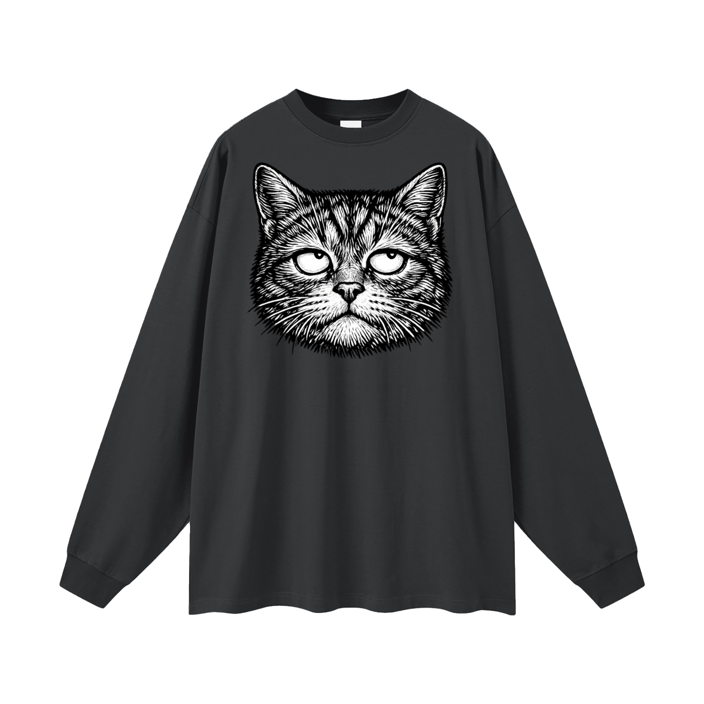 Unbothered Oversized Long Sleeve Tee