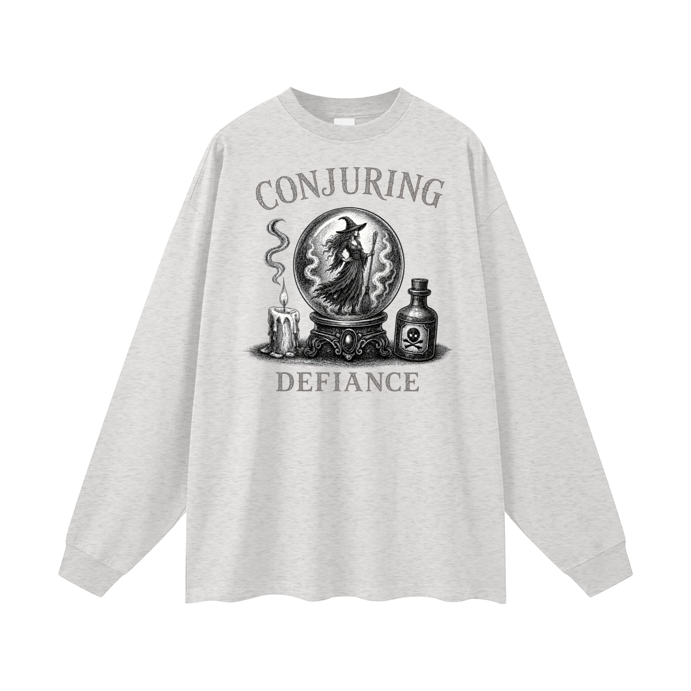 Conjuring Defiance Oversized Long Sleeve Tee