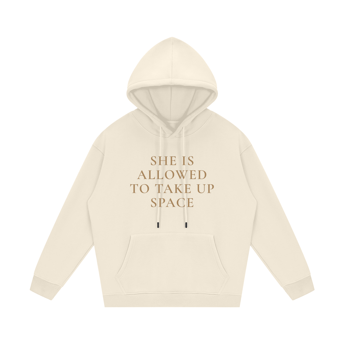 She Is Allowed To Take Up Space Fleece Hoodie