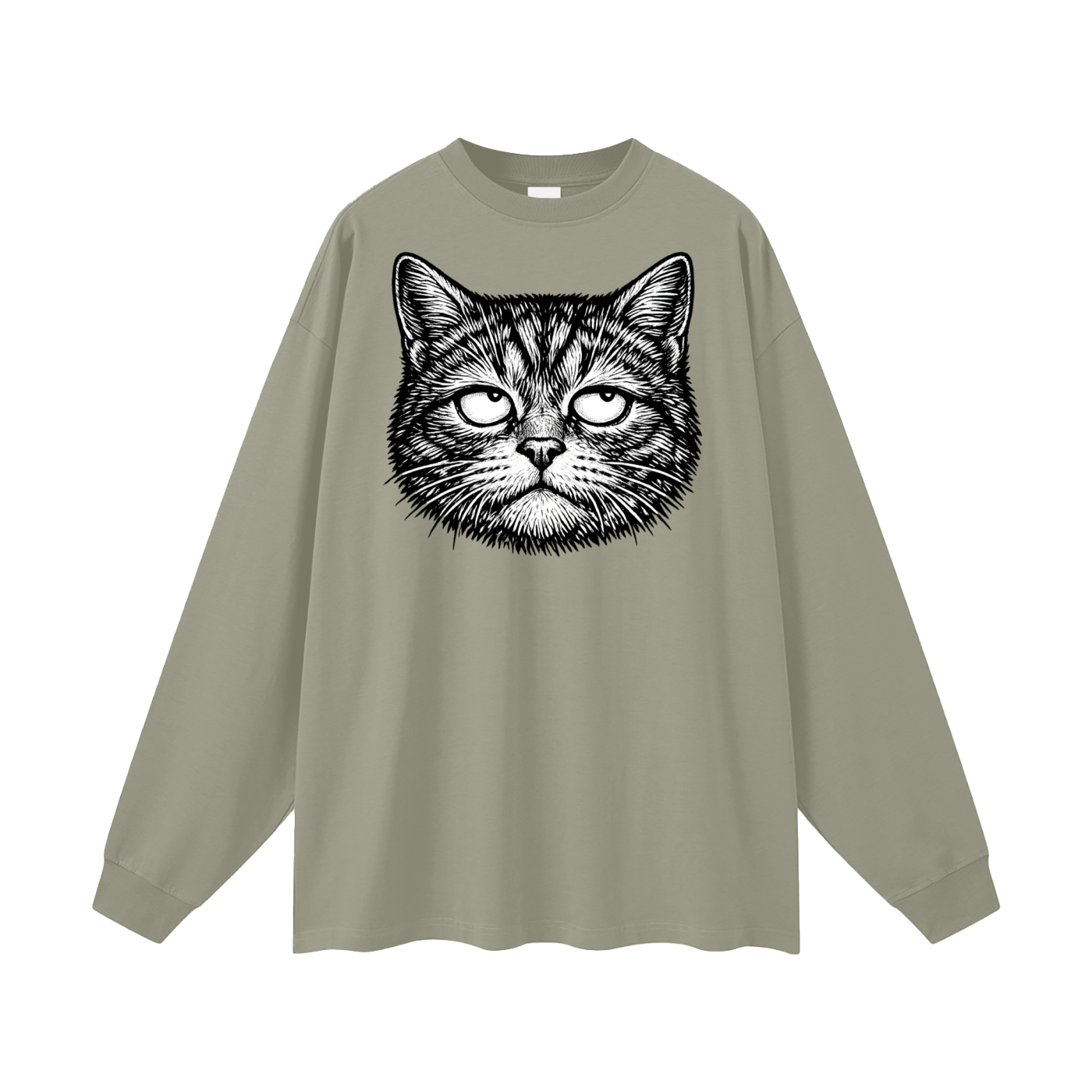 Unbothered Oversized Long Sleeve Tee