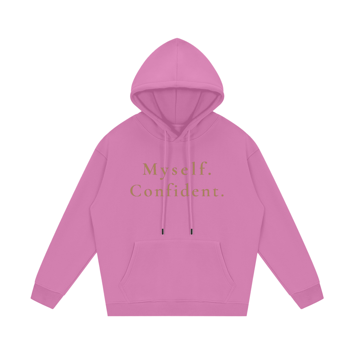 Myself. Confident. Fleece Hoodie