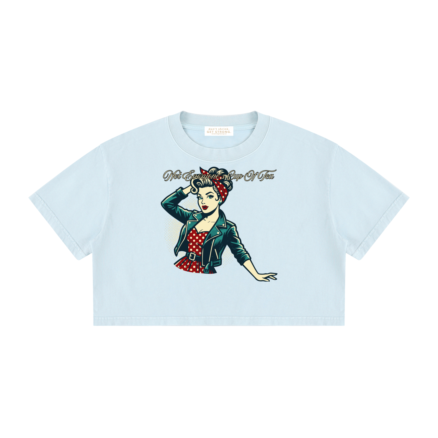 Not Everyone's Cup Of Tea Cropped Boxy Tee