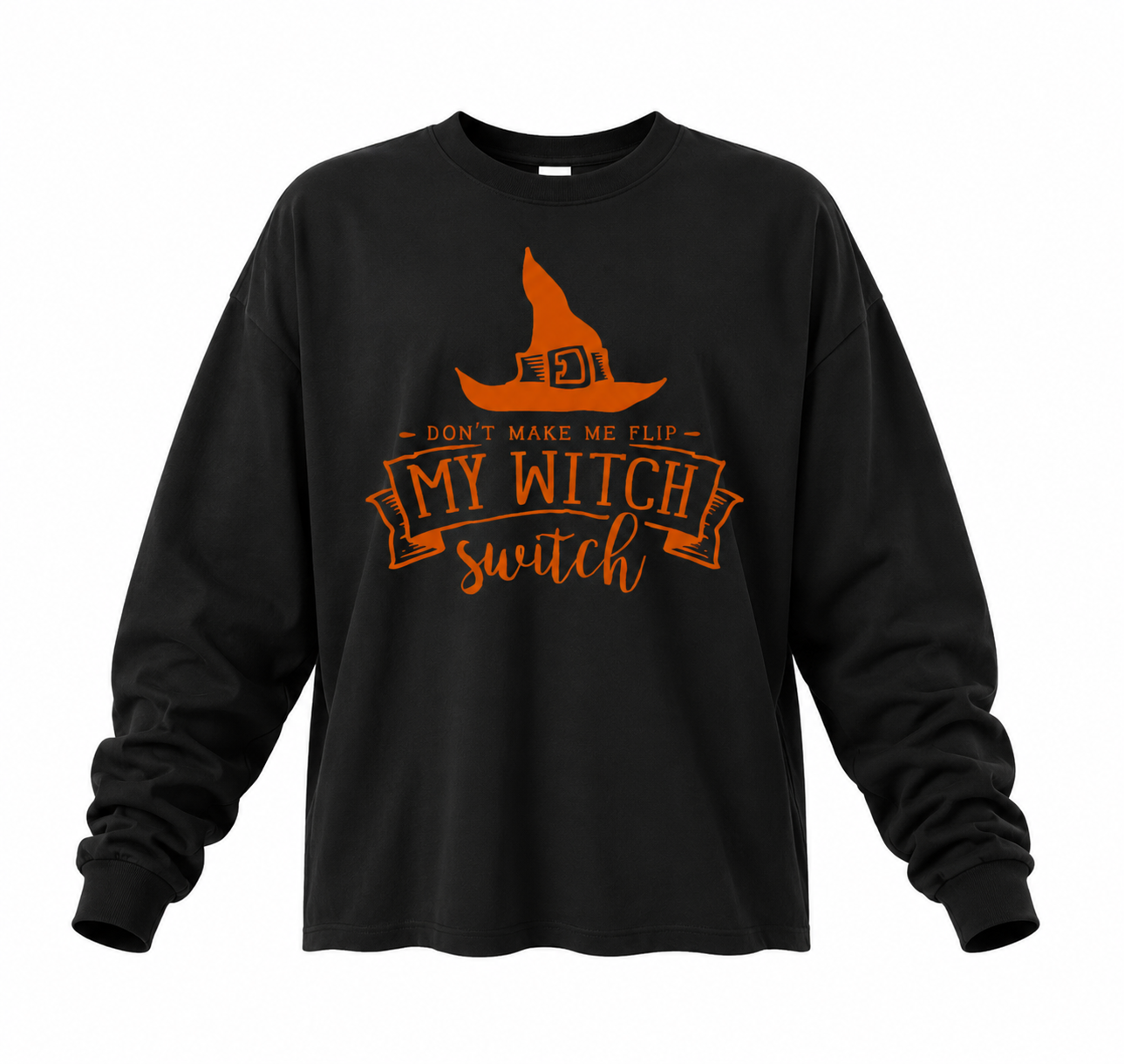 Witch Switch Oversized Long Sleeve Tee