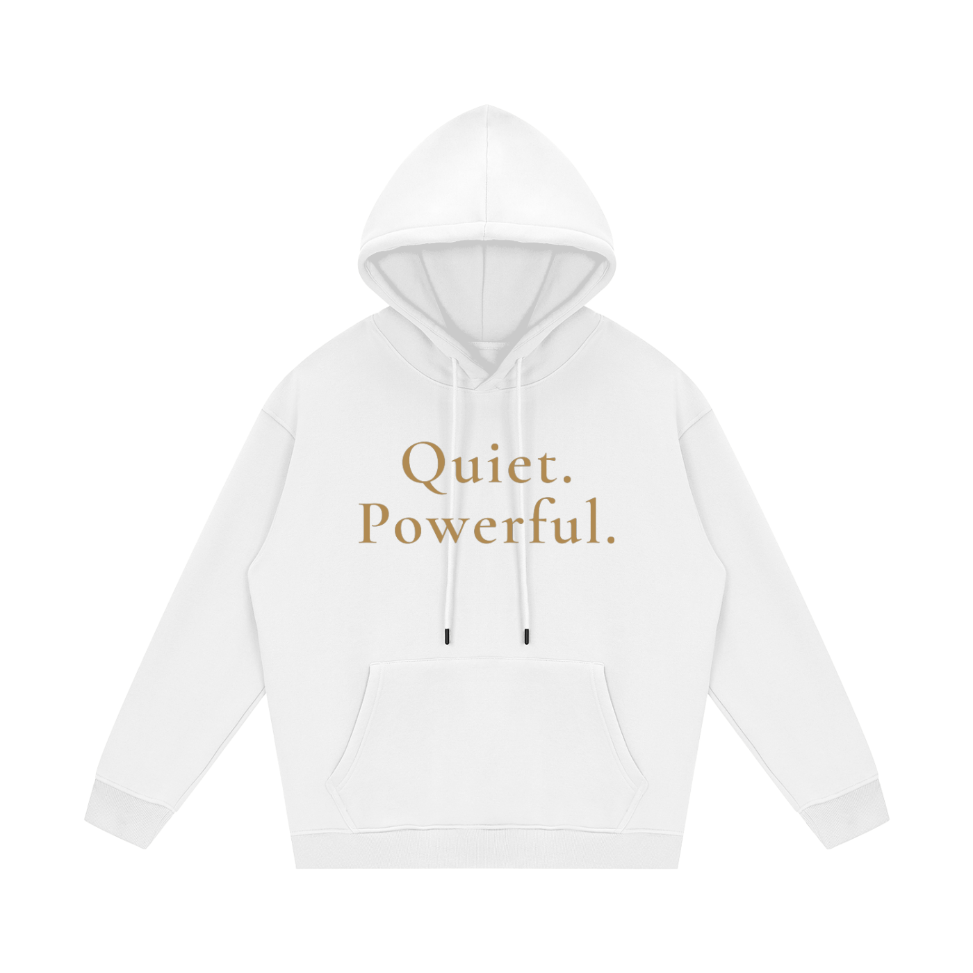 Quiet.  Powerful. Fleece Hoodie