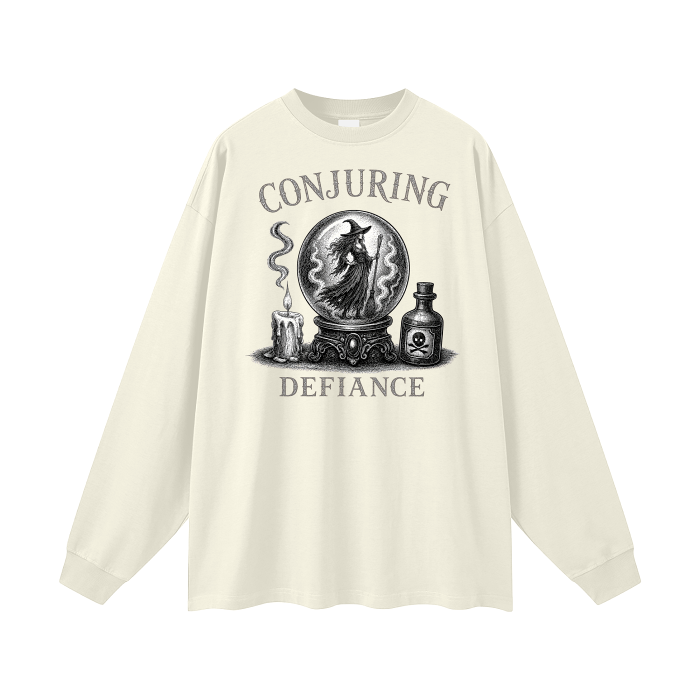 Conjuring Defiance Oversized Long Sleeve Tee