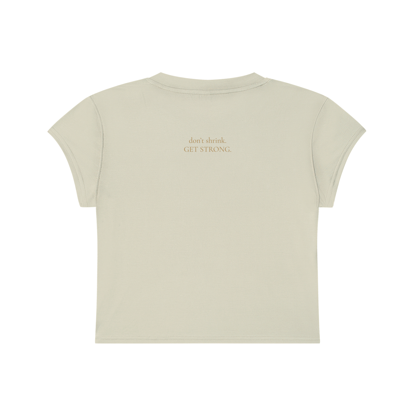 Myself. Confident. Capped Sleeve Cropped Tee
