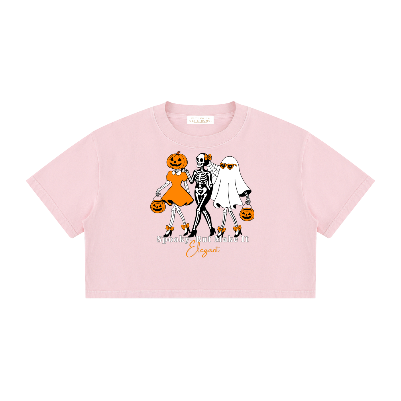 Spooky, But Make It Elegant Cropped Boxy Tee