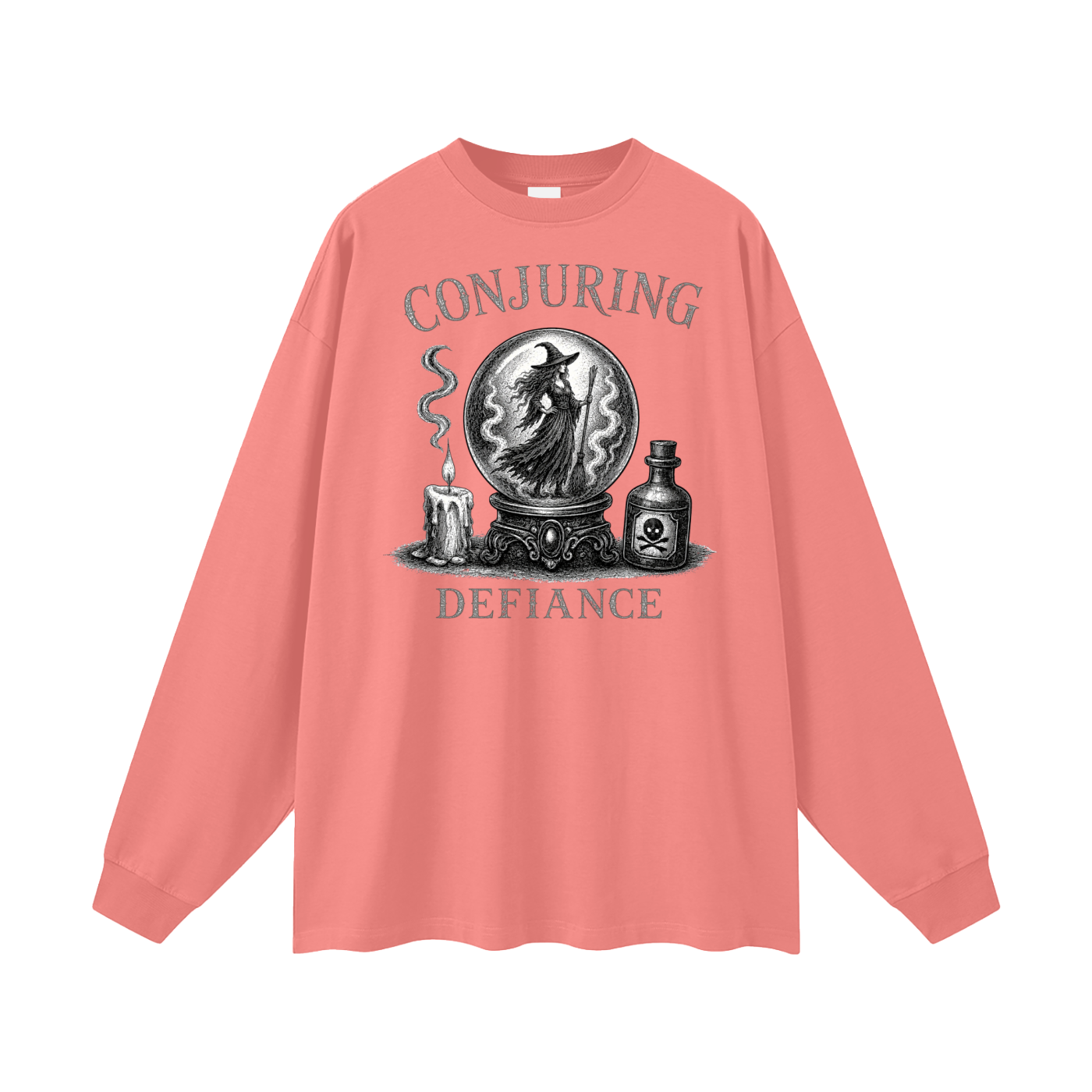 Conjuring Defiance Oversized Long Sleeve Tee