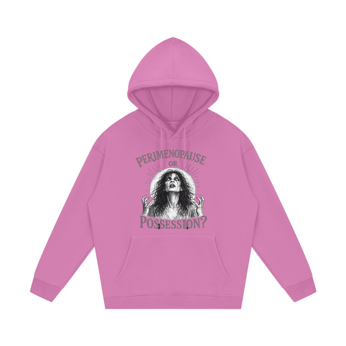 Perimenopause or Possession Fleece Hoodie