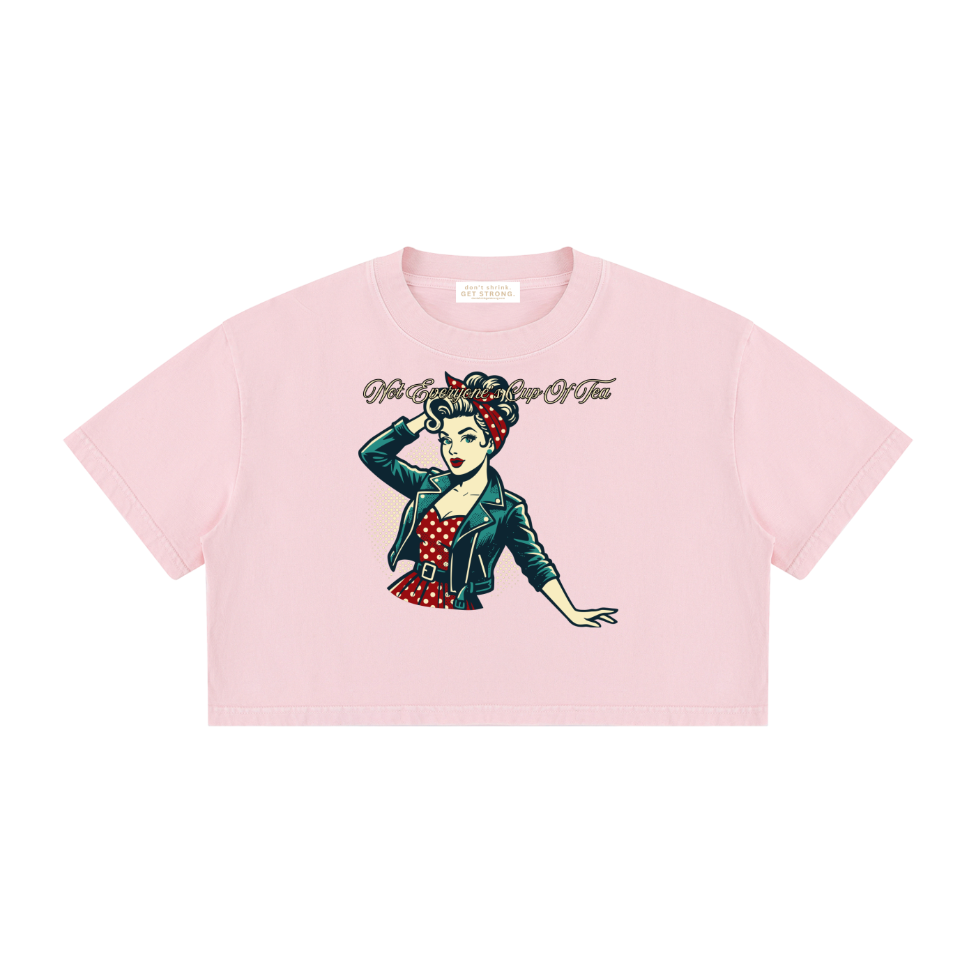 Not Everyone's Cup Of Tea Cropped Boxy Tee