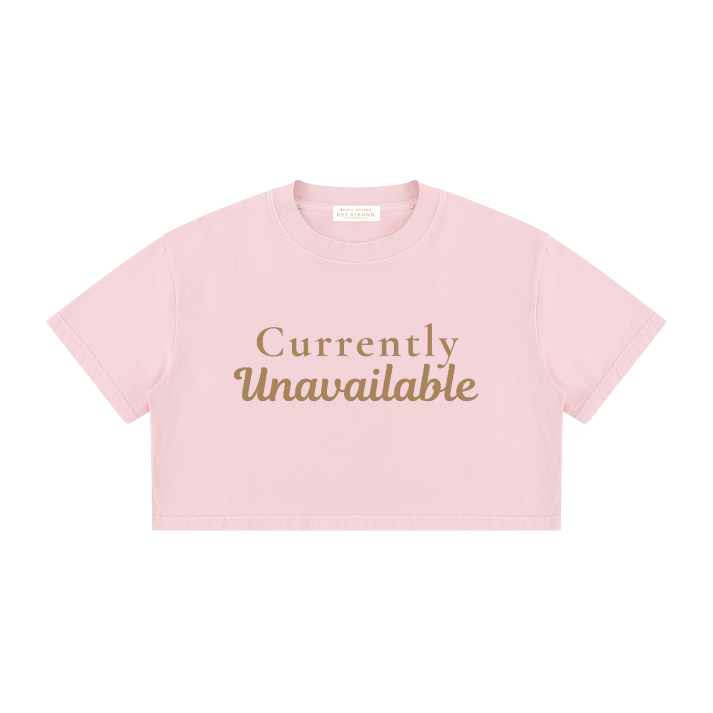 Currently Unavailable Cropped Boxy Tee