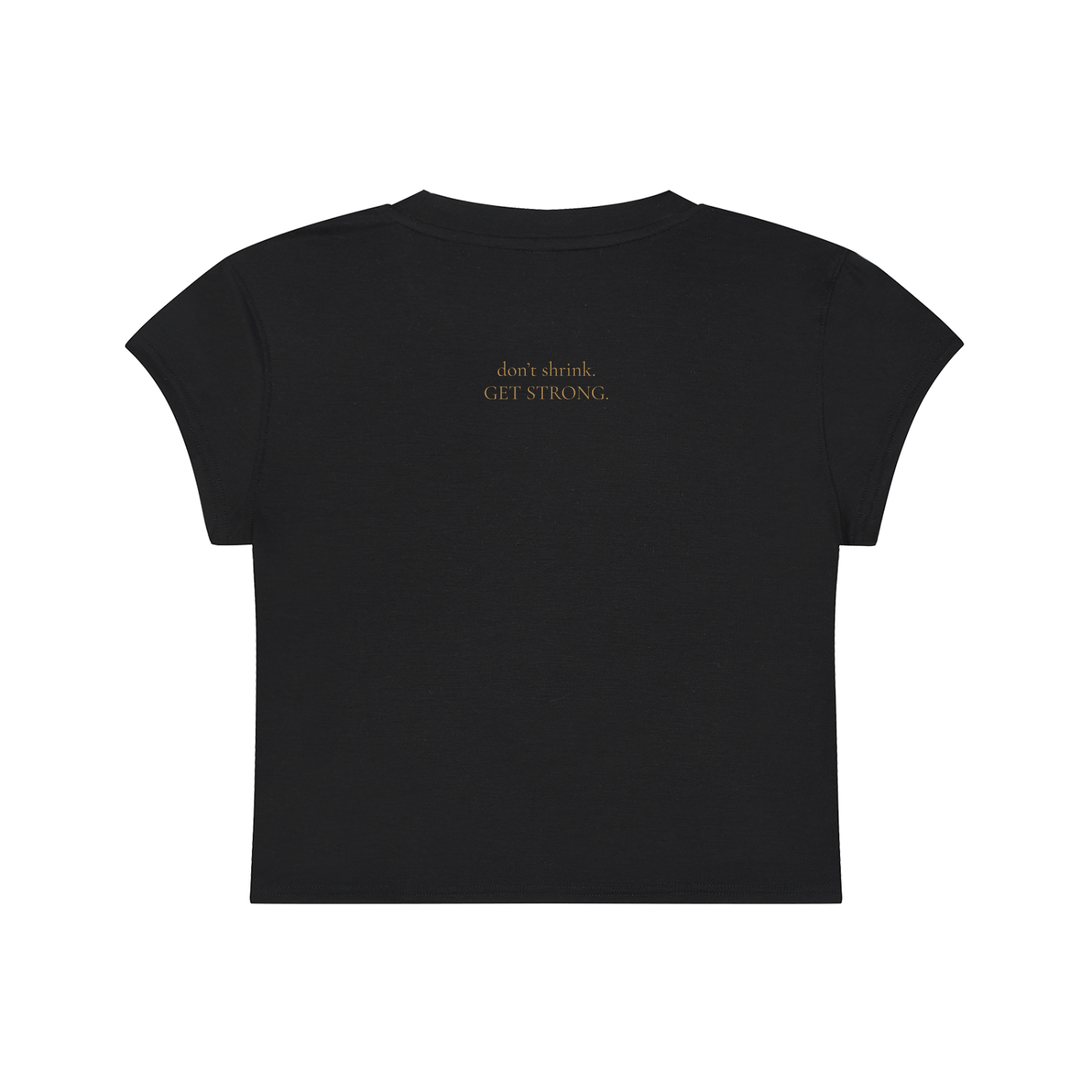 Myself. Confident. Capped Sleeve Cropped Tee