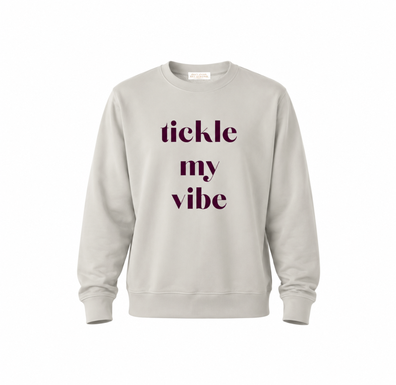 Tickle My Vibe Oversized Crewneck Sweatshirt