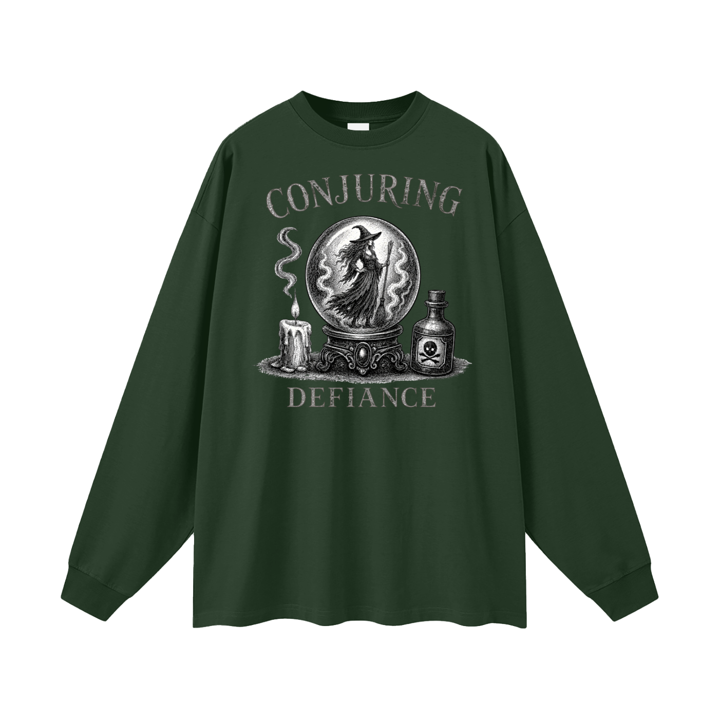 Conjuring Defiance Oversized Long Sleeve Tee