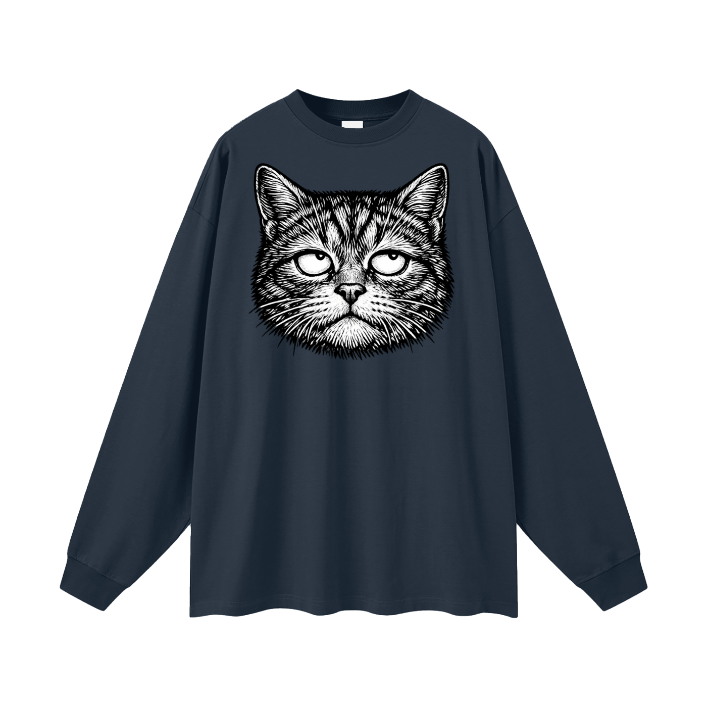 Unbothered Oversized Long Sleeve Tee