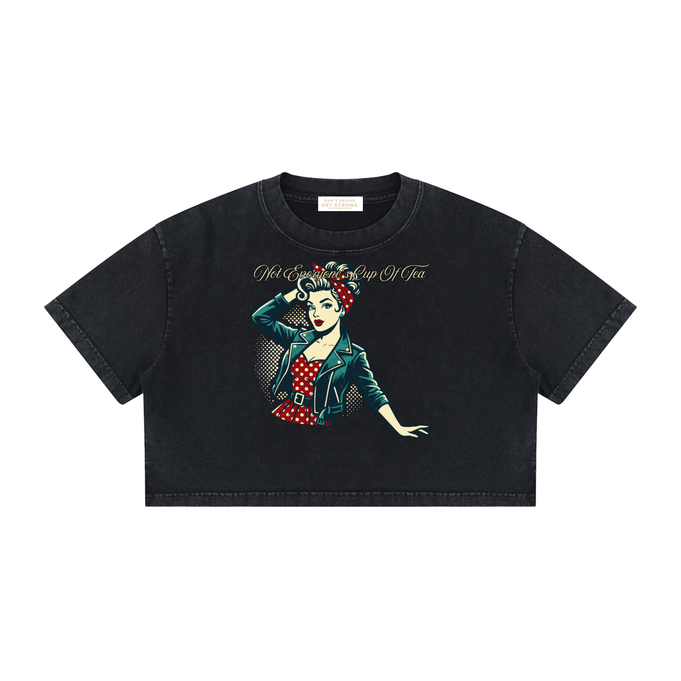 Not Everyone's Cup Of Tea Cropped Boxy Tee
