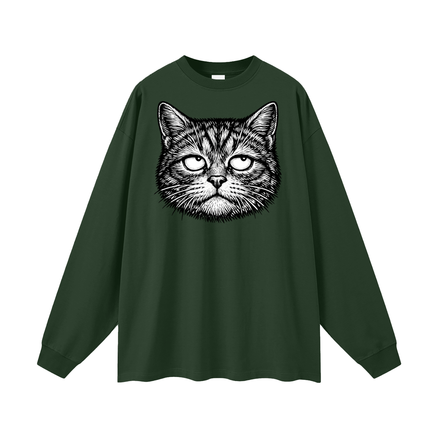 Unbothered Oversized Long Sleeve Tee
