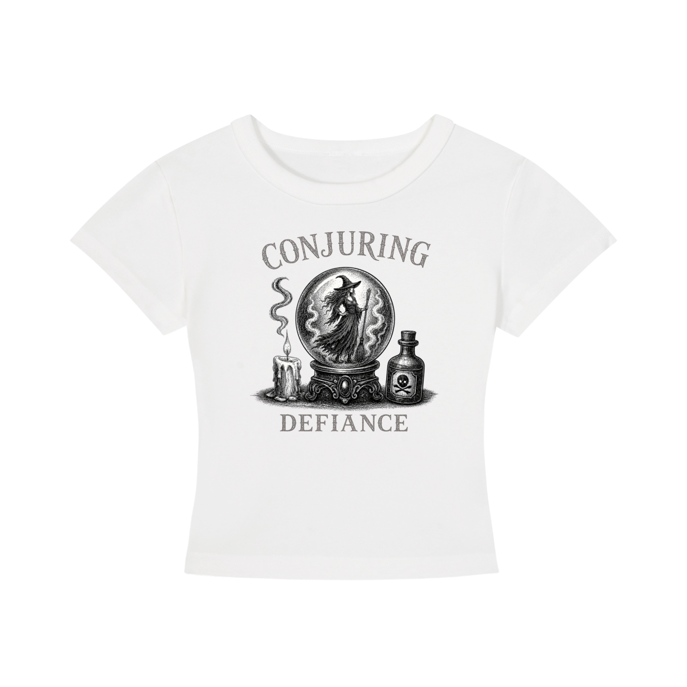 Conjuring Defiance Cropped Tee