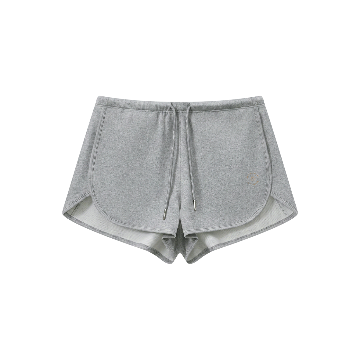 Cotton Blend Drawstring Shorts