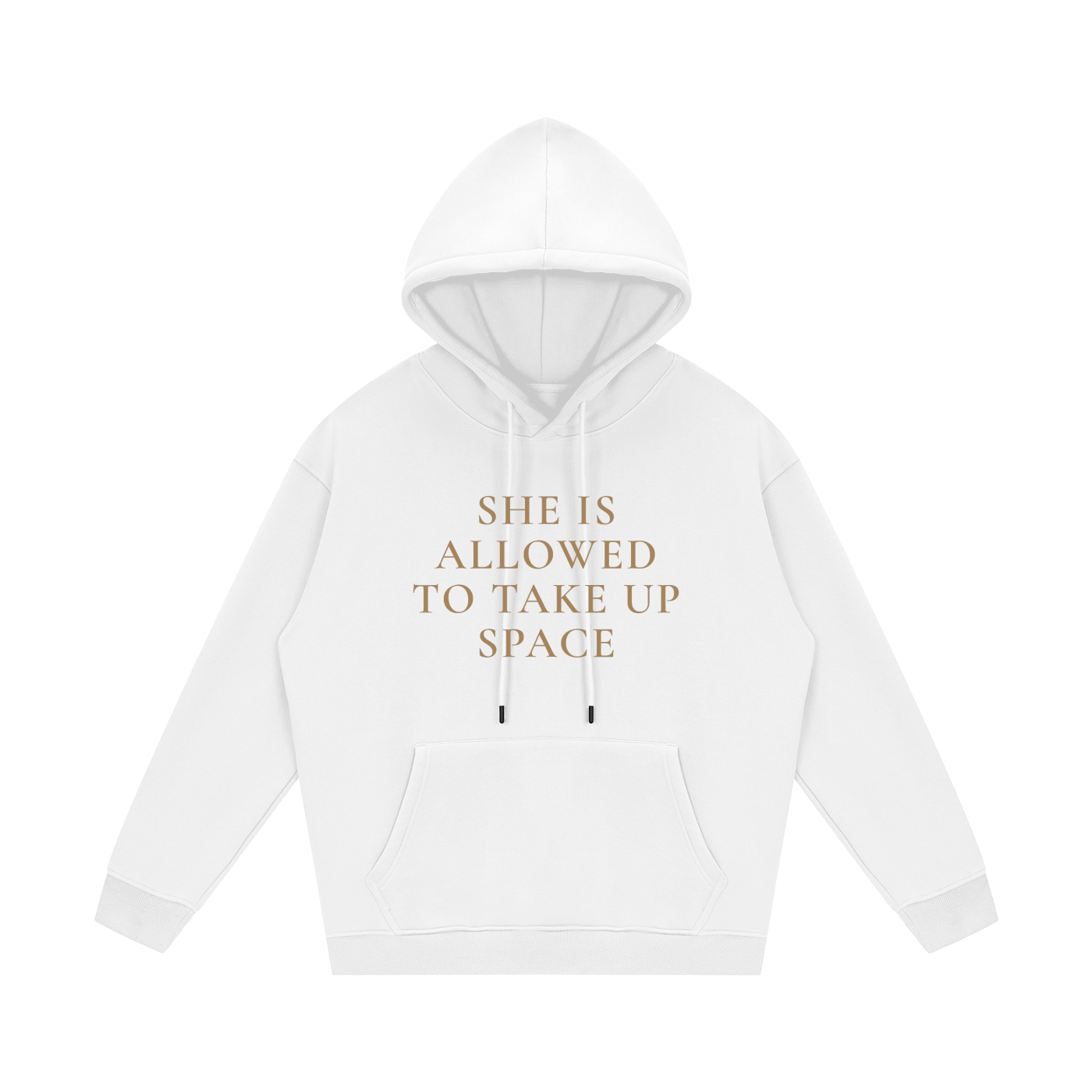 She Is Allowed To Take Up Space Fleece Hoodie