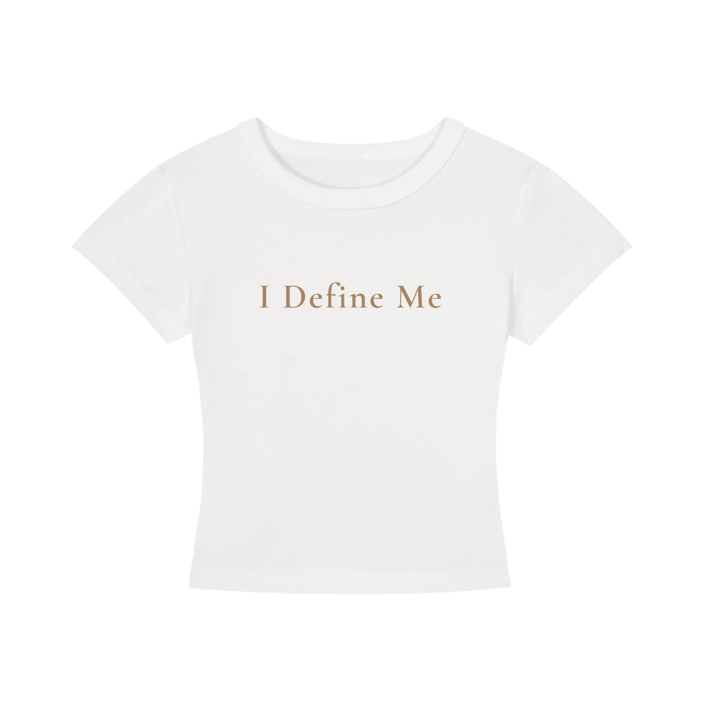 I Define Me Cropped Tee
