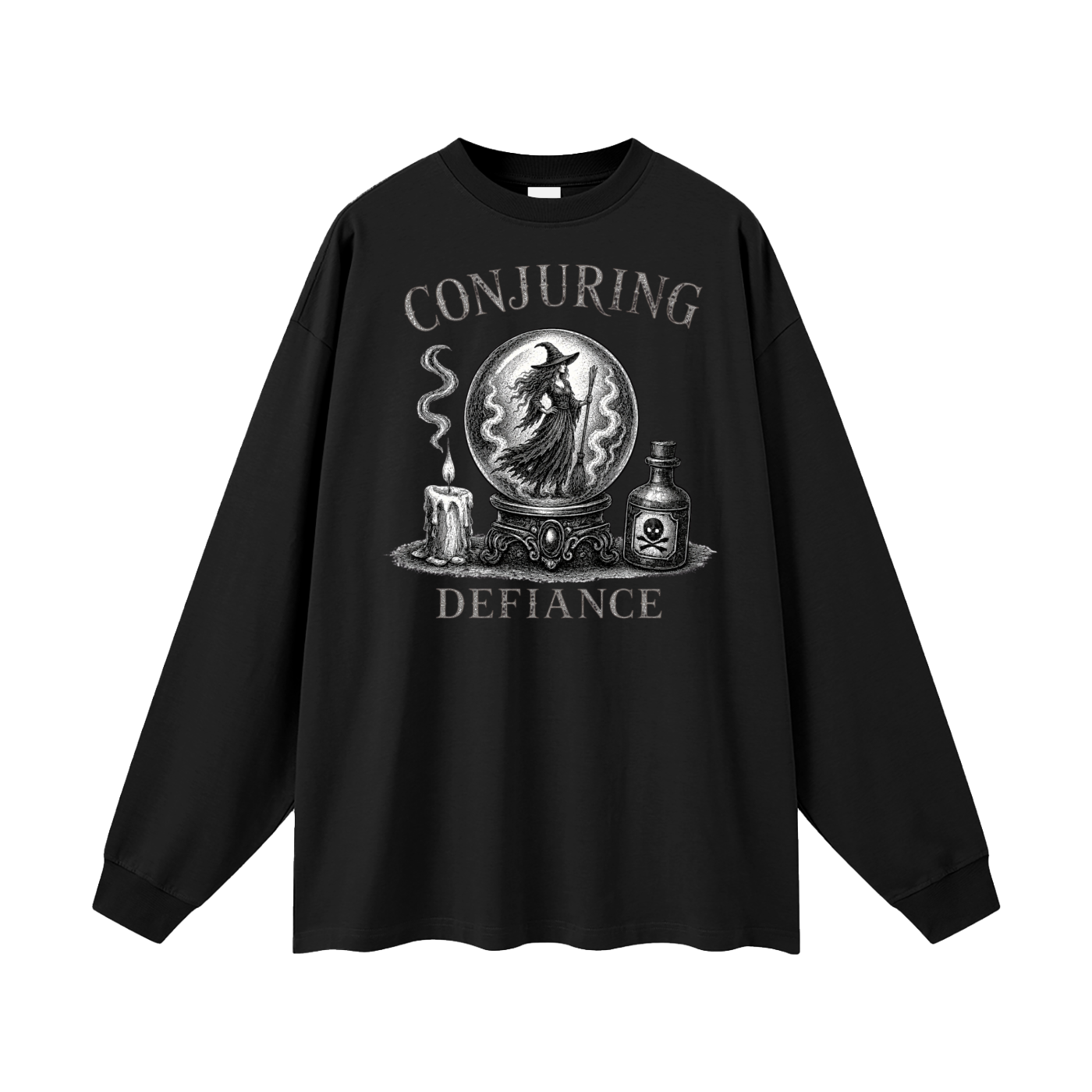 Conjuring Defiance Oversized Long Sleeve Tee