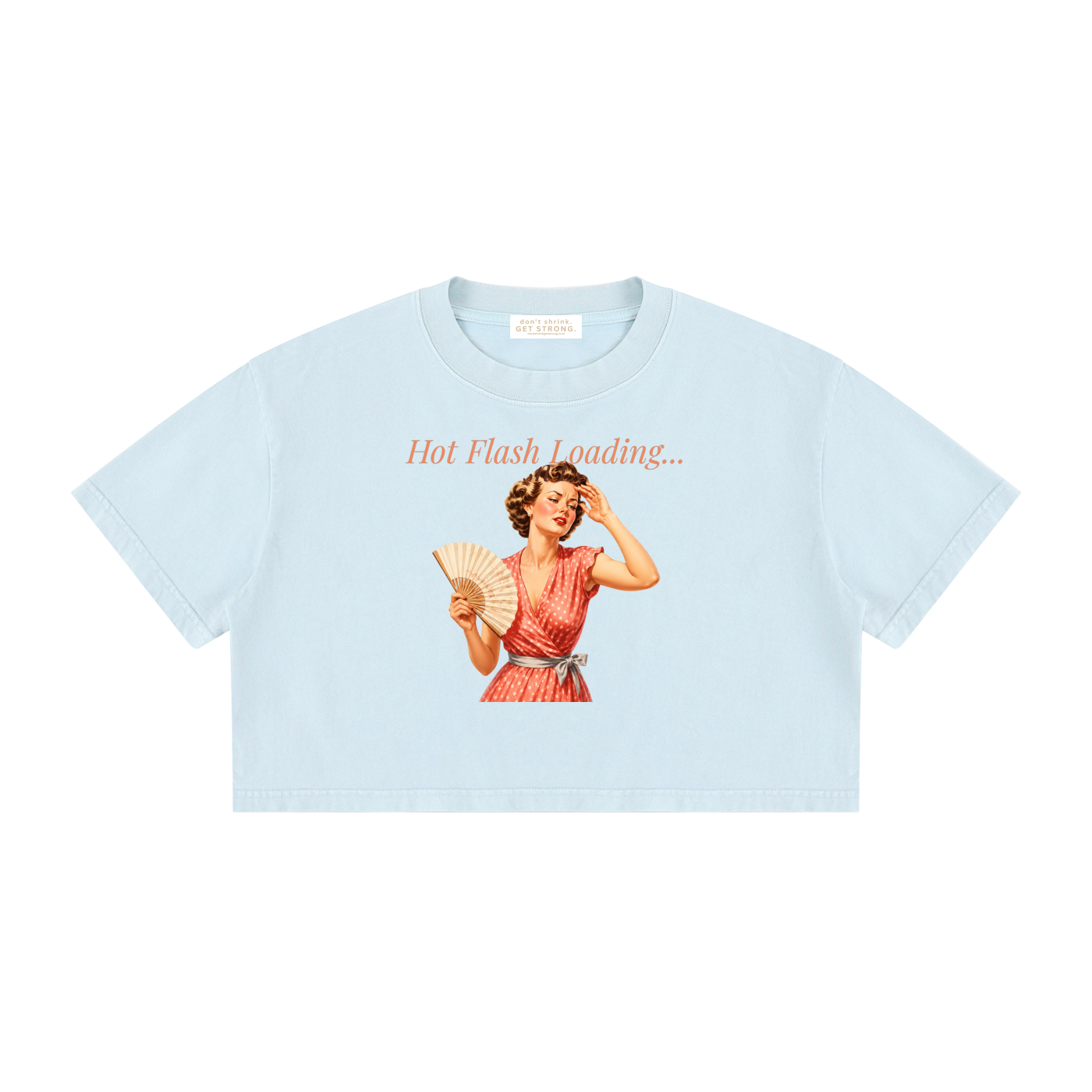 Hot Flash Loading Cropped Boxy Tee