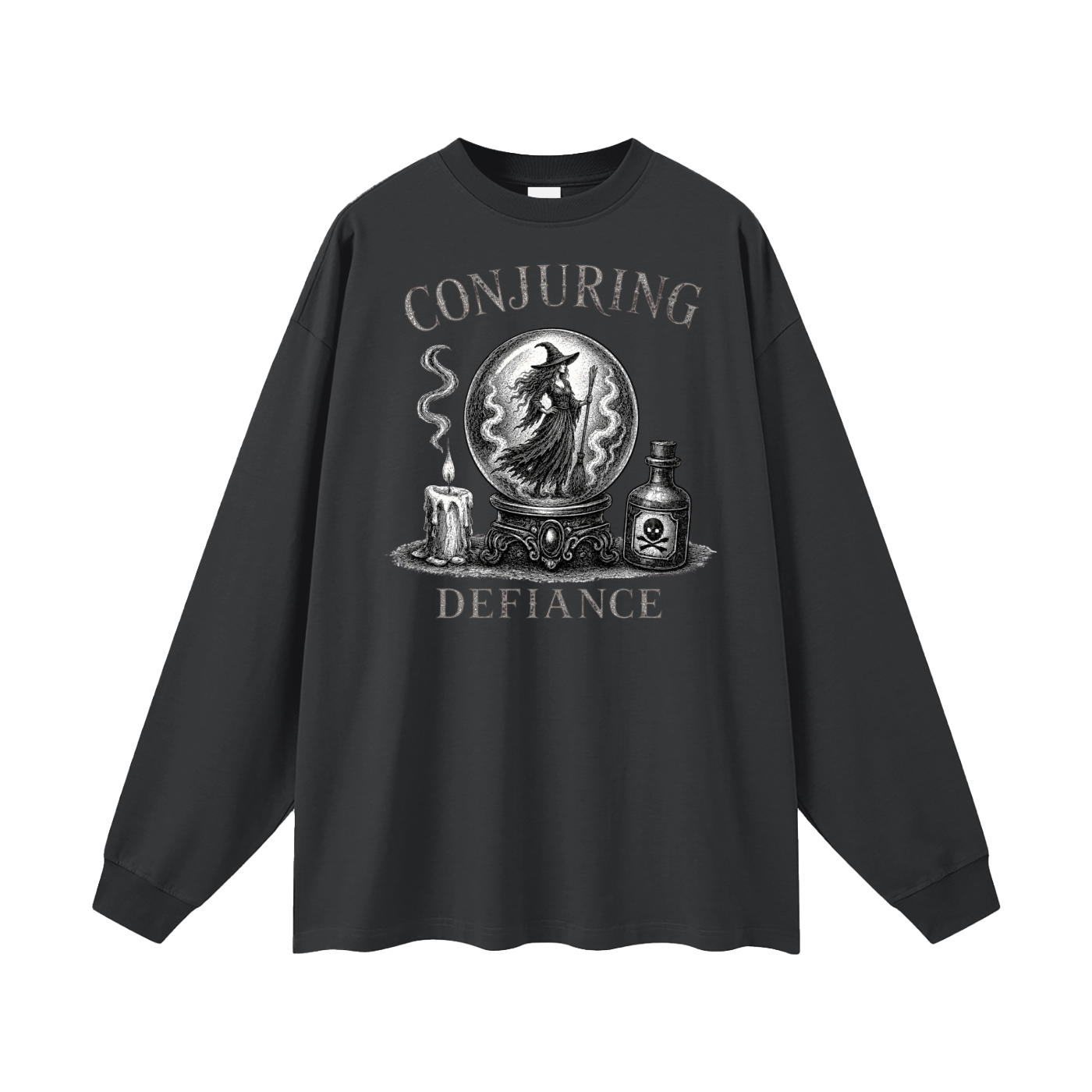 Conjuring Defiance Oversized Long Sleeve Tee