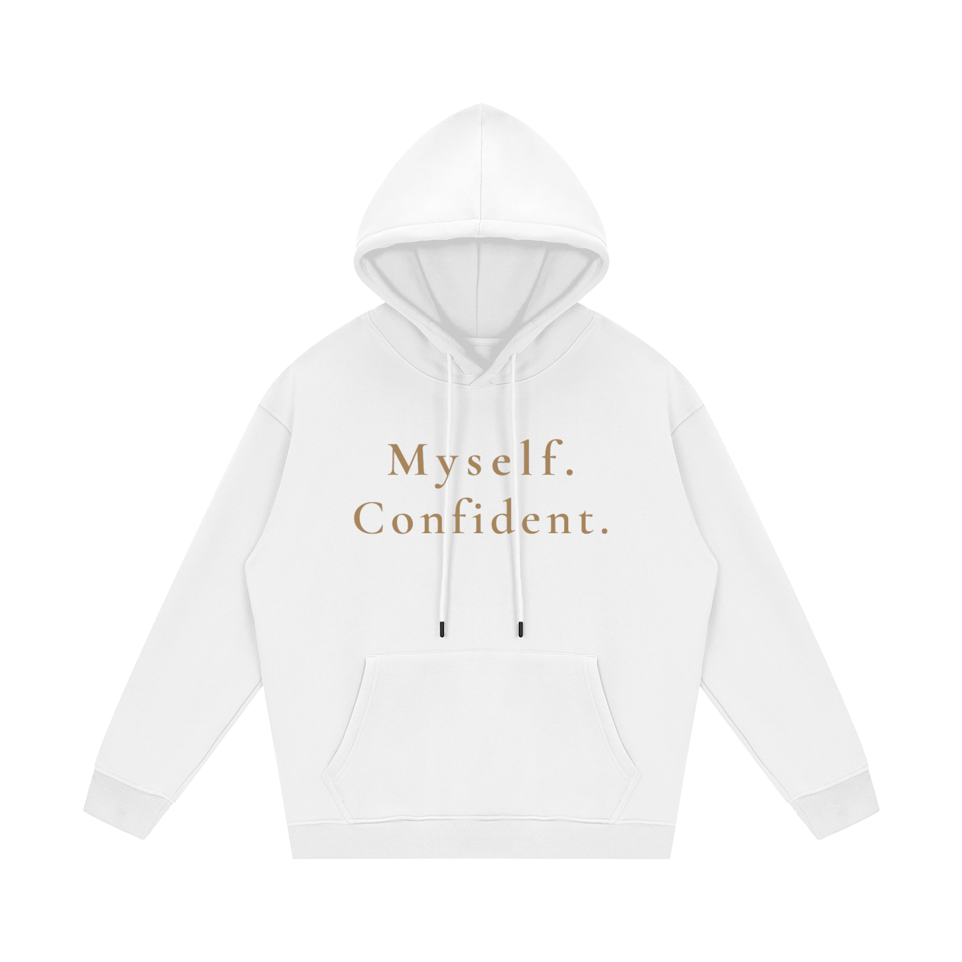 Myself. Confident. Fleece Hoodie