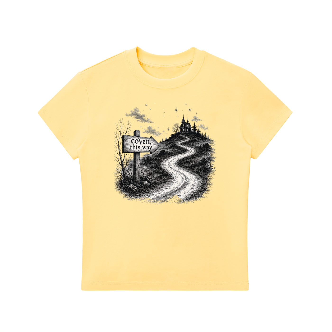 Coven This Way Contour Fit Tee
