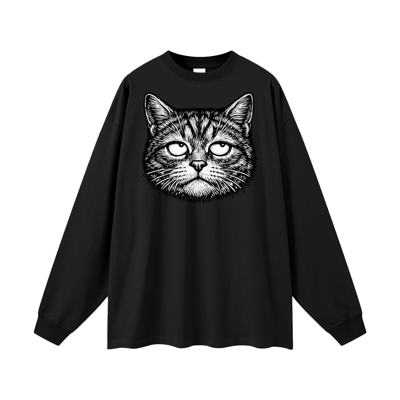 Unbothered Oversized Long Sleeve Tee